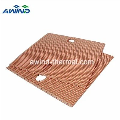 कॉपर फोल्डेड फिन हीट सिंक ट्यूब